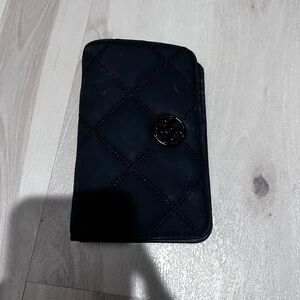 Tory Burch Black Quilted Wallet